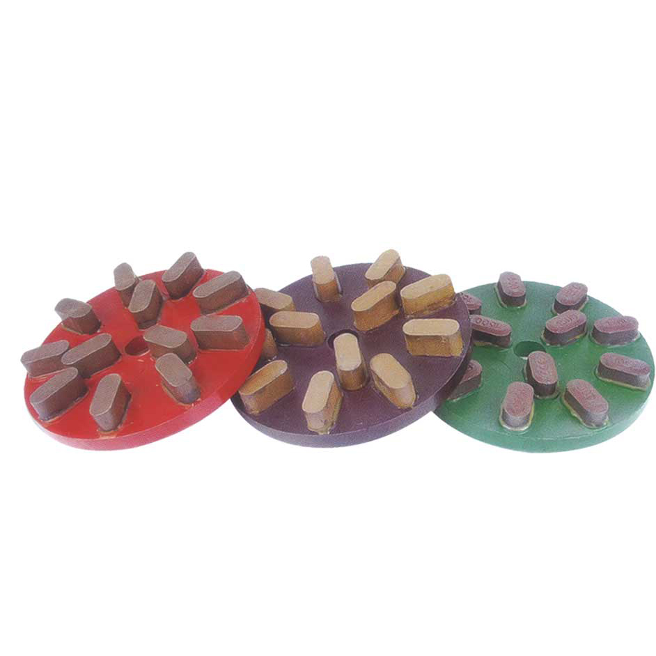 Resin grinding plate