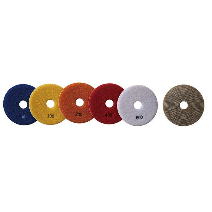 Electroplate polishing pad  for marble & granite