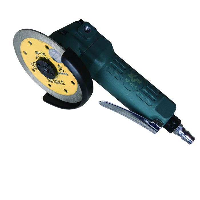 Air operated angle grinder